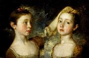 Thomas Gainsborough Mary and Margaret Gainsborough, the artist's daughters Spain oil painting artist